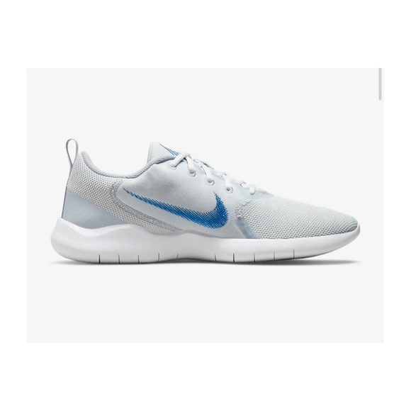 Nike Flex Experience RN 10 Low Mens Shoes White Blue CI9960-010 NEW Multi Sz - Picture 2 of 7